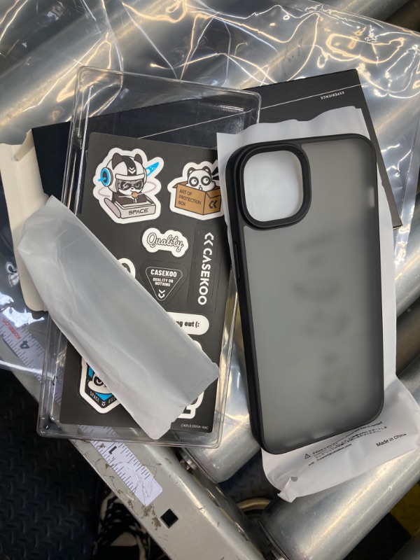 Photo 2 of *** Picture is for reference. (Phone case size is unknown) CASEKOO for iPhone Case Translucent & Shockproof, [10ft Mil-Grade Protection] Protective Matte Back Anti-Fingerprints Non-Slip...