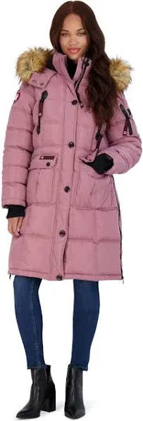 Photo 1 of 3X CANADA WEATHER GEAR Girls’ Winter Coat – Stadium Length Quilted Puffer Parka Jacket (7-16)