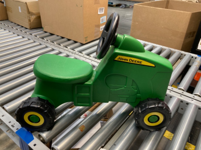 Photo 2 of John Deere Sit 'N Scoot Activity Tractor Toy - Foot to Floor Kids Ride On Toys - John Deere Tractor Toys for Toddlers - 20 x 9.8 x 16.15 inches - Green - Ages 2 Years and Up
