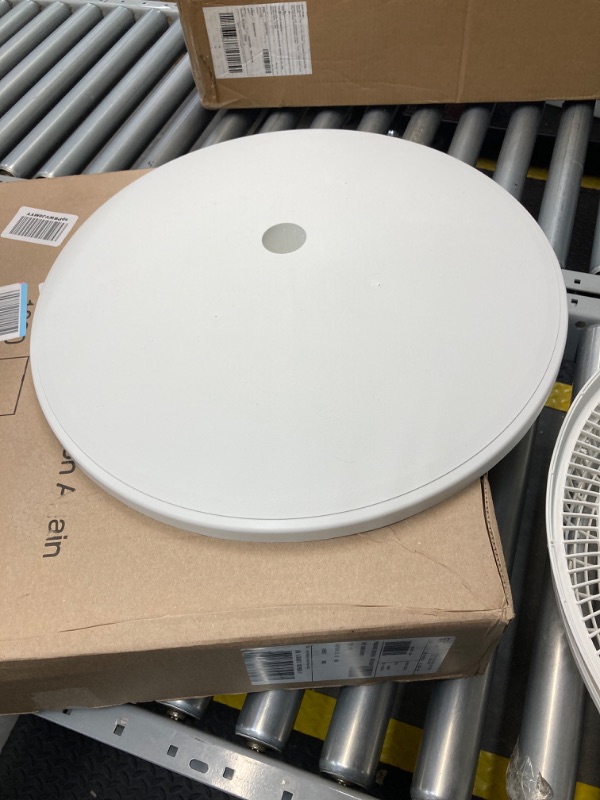 Photo 1 of MISSING BLADES! Lasko 1885 18" Cyclone Pedestal Fan with Remote Control, 18 inches White
