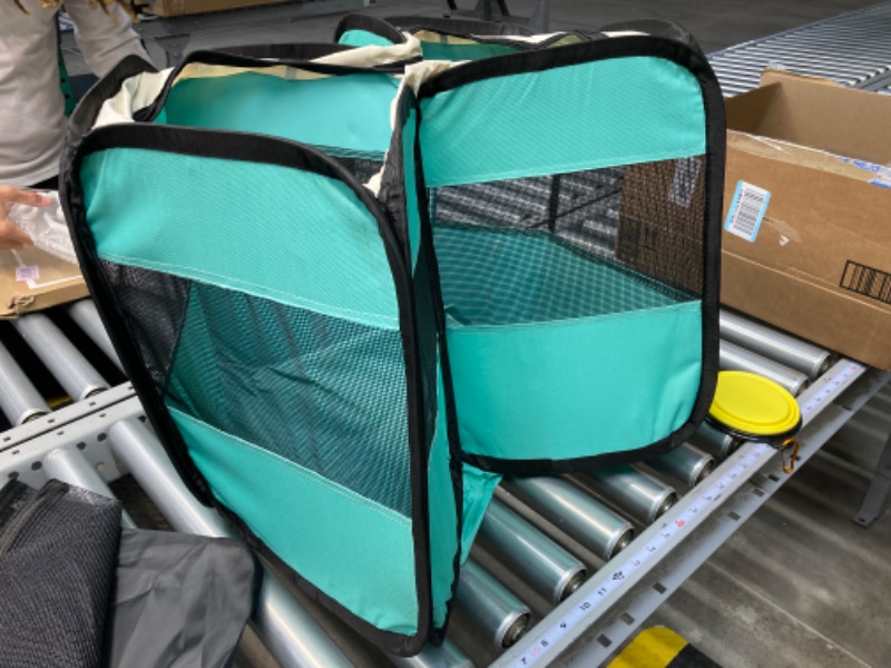 Photo 1 of Aliparr Portable Playpen, Foldable Pet Exercise Pen Tents for Dogs/Cats/Rabbits, Playpen Indoor/Outdoor Travel Camping Use with Carry Case
