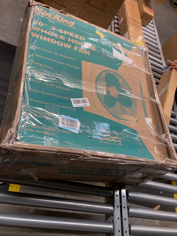 Photo 1 of Air King 9166F 20" Whole House Window Fan , Gray