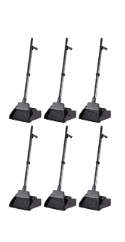 Photo 1 of AmazonCommercial Lobby Dustpan with Broom Set - 6-Pack