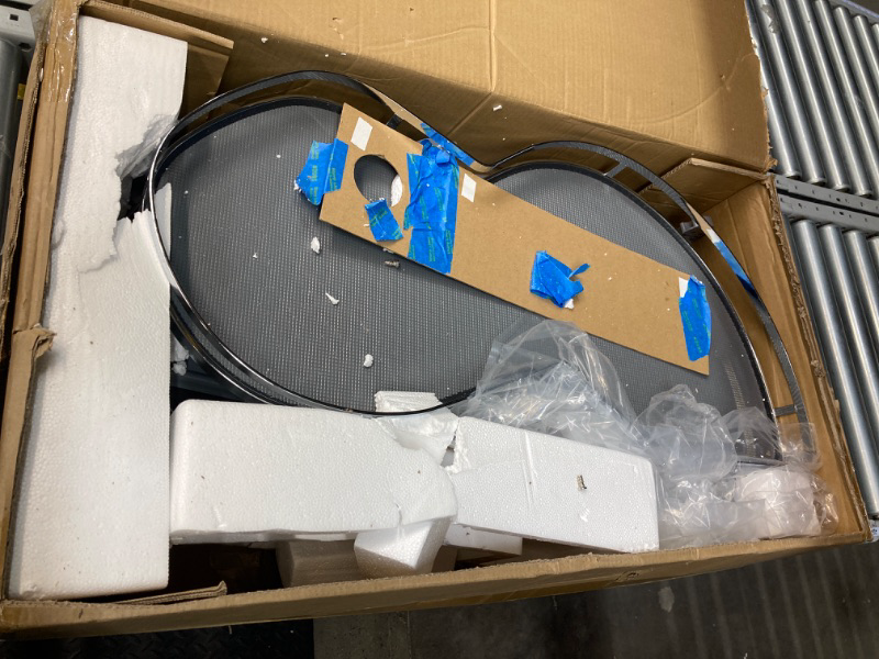 Photo 1 of Blind Corner Cabinet Pull Out Organizer, Swing Right Pull Out Cabinet Organizer 30inch, Corner Cabinet Lazy Susan for Corner Cabinet Blind Shelf, 2 Tiers Tray, Adjustable Height 30in-Right Open