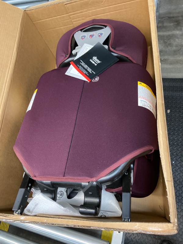 Photo 2 of Diono Everett NXT High Back Booster Car Seat with Rigid Latch, Lightweight Slim Fit Design, 8 Years 1 Booster Seat, Purple NEW! Everett NXT Purple