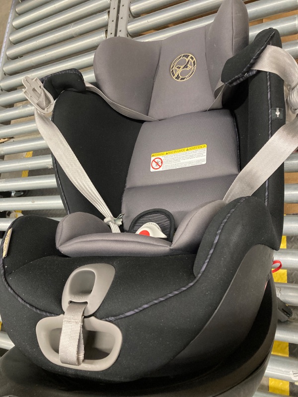 Photo 4 of CYBEX Sirona S with SensorSafe, Convertible Car Seat, 360° Rotating Seat, Rear-Facing or Forward-Facing Car Seat, Easy Installation, SensorSafe Chest Clip, Instant Safety Alerts, Premium Black Car Seat Pepper Black