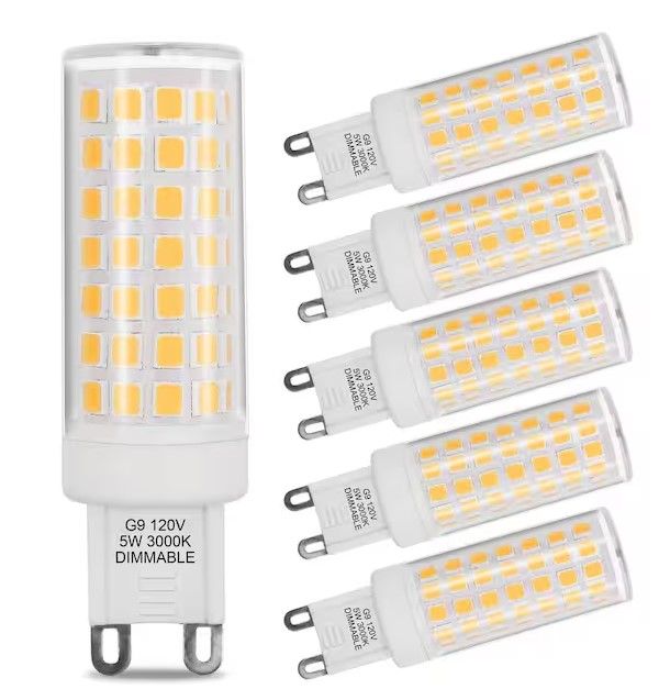 Photo 1 of 3000K 40-Watt Equivalent G9 Dimmable LED Light Bulb (Set of 12)