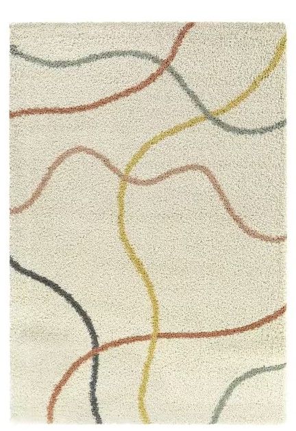 Photo 1 of Emanuel Cream 7 ft. 10 in. x 10 ft. Abstract Area Rug