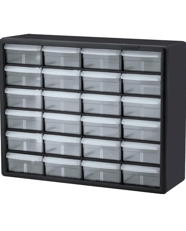 Photo 1 of  24 Drawer Plastic Parts Storage