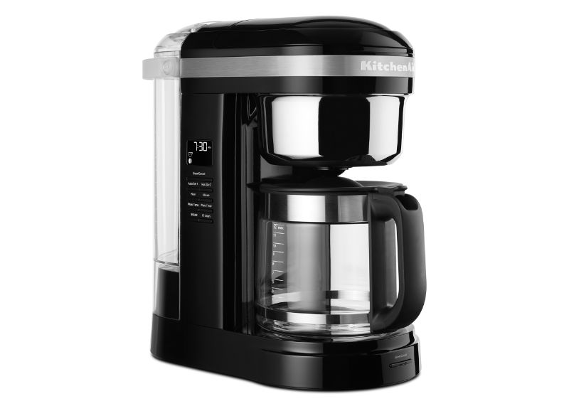 Photo 1 of 12-Cup Onyx Black Drip Coffee Maker with Spiral Showerhead