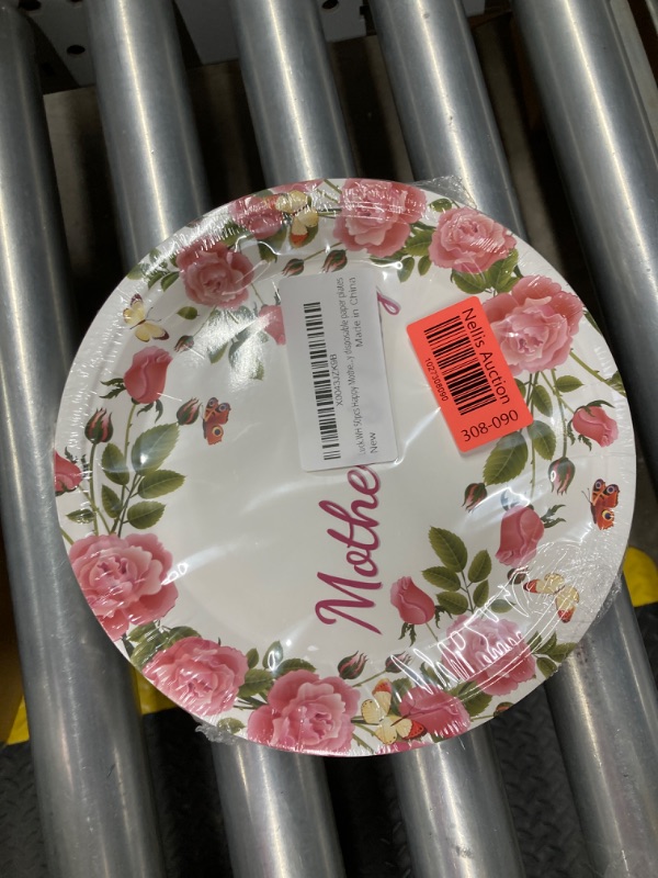 Photo 2 of 50Pcs Mother's Day Plates 9in Floral Paper Plates Heavy Duty Disposable Spring Flowers Plates for Dinner Dessert Mothers Day Party Decorations Tableware Tea Party Supplies