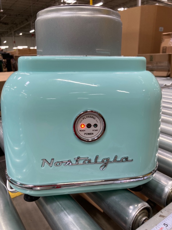 Photo 2 of *** NORAML WEAR AND TEAR *** Nostalgia CLCM8AQ Classic Retro Hard & Sugar-Free Candy Cotton Candy Maker