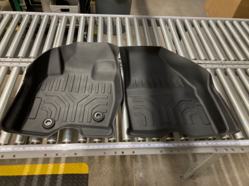 Photo 1 of KIWI MASTER Floor Mats Compatible for 2015-2019 Ford Explorer Accessories All Weather Mat Liners Front & 2nd 2 Row Seat TPE Slush Liner Black Floor Mats for 15-19 Explorer
