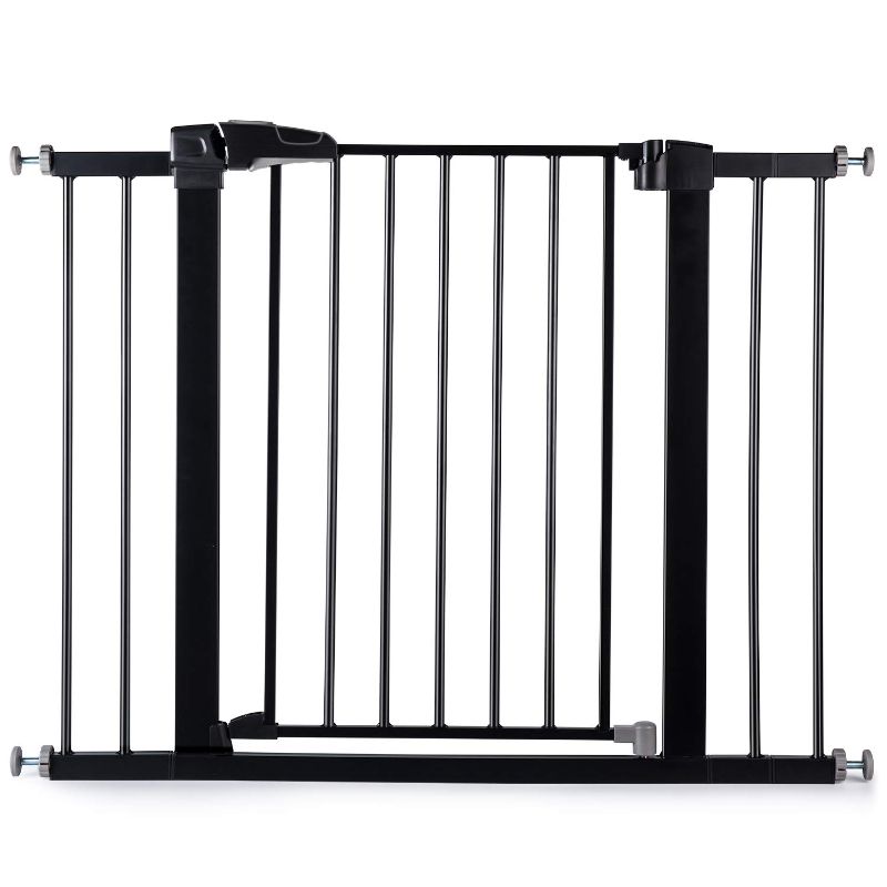 Photo 1 of Babelio Baby Gate for Doorways and Stairs, 26''-40'' Auto Close Dog/Puppy Gate, Easy Install, Pressure Mounted, No Drilling, fits for Narrow and Wide Doorways, Safety Gate w/Door for Child and Pets
