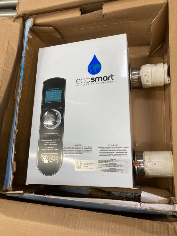 Photo 1 of HAS 2 PIECES OF PVC PIPES ATTACHED TO CONNECTIONS! SMART POOL 18 Electric Tankless Pool Heater, 18kW, 240 Volt, 75 Amps with Self Modulating Technology