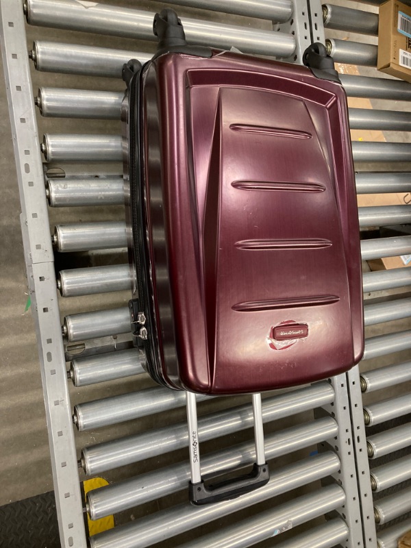 Photo 1 of Samsonite Winfield 2 Hardside Expandable Luggage with Spinner Wheels (Burgundy, 2-Piece Set (20/28)) 2-Piece Set (20/28) Burgundy