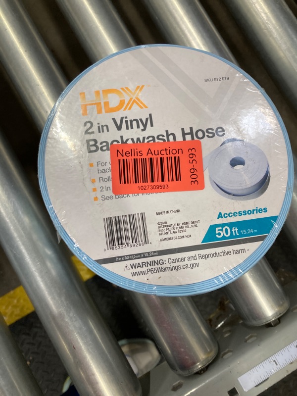 Photo 2 of HDX 69266 50 ft. x 2 in. Swimming Pool Spa and Hot Tub Backwash Hose