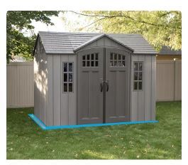 Photo 1 of Lifetime 10' x 8' Rough Cut Outdoor Storage Shed
