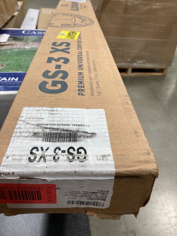 Photo 2 of Glideaway X-Support Bed Frame Support System, GS-3 XS Model - 3 Cross Rails and 3 Legs - Strong Center Support Base for Full, Queen and King Mattress, Box Springs, and Bed Foundations