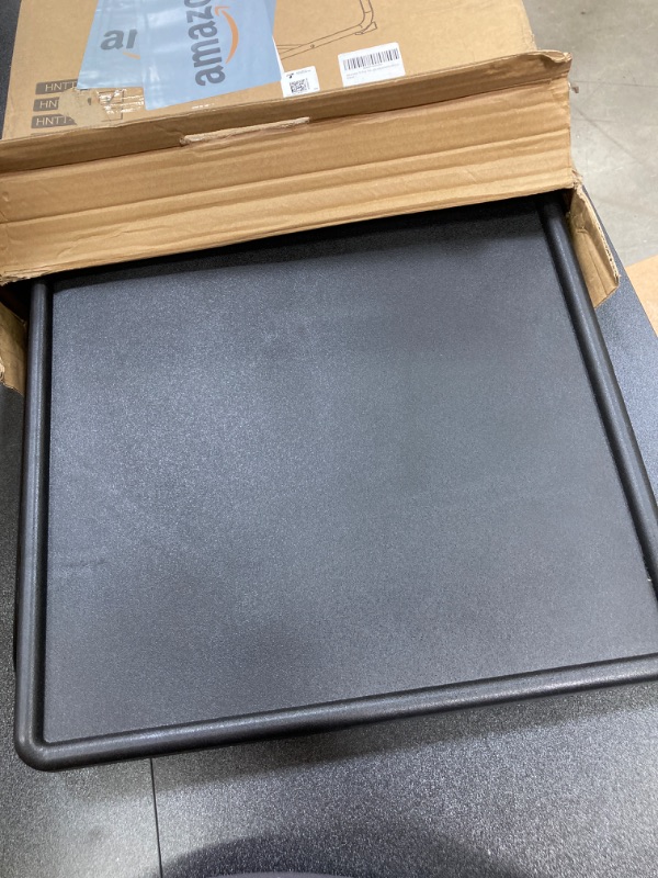 Photo 1 of Adjustable TV Tray Table - TV Dinner Tray on Bed & Sofa, Comfortable Folding Table with 6 Height & 3 Tilt Angle Adjustments (Black)
