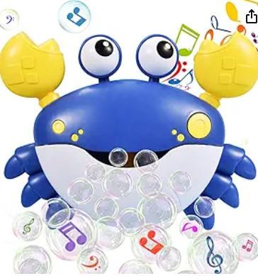 Photo 1 of Crab Bath Bubble Maker for Bathtub, Baby Bath Toys for Toddlers 1-3, Bubble Machine for Babies, Bath Tub Toys Infants 3-6-12-18 Months, Boy Girl Bath Time Kids Shower Foam Toys Age 1-2-3-4-5-8
