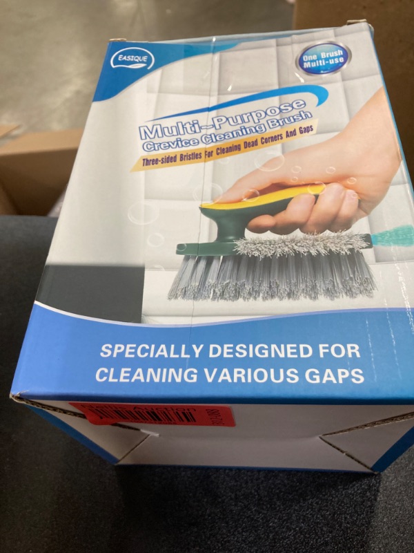 Photo 1 of 2 Pcs Multi-Purpose Gap Cleaning Brushes, Durable Bristles Suitable for All Surfaces, Stubborn Stains Remover, Crevice Scrub Brush, Ideal for Kitchen, Bathroom, Tracks, and Shoe Seams
