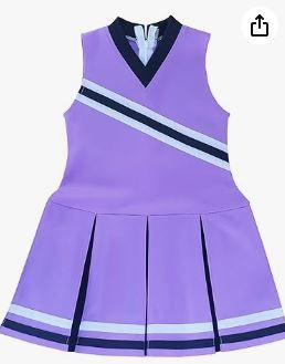 Photo 1 of Little Girls' Children Kids Dress Cheerleader Uniform Cheerleading Halloween Costume M 5-8