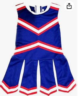 Photo 1 of Little Girls' Children Kids Dress Cheerleader Uniform Cheerleading Halloween Costume L 8-10