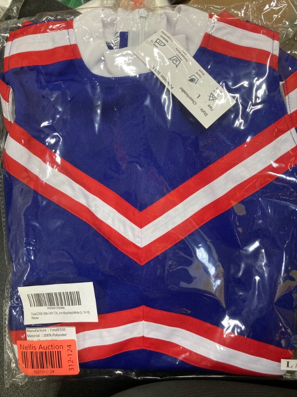 Photo 2 of Little Girls' Children Kids Dress Cheerleader Uniform Cheerleading Halloween Costume L 8-10