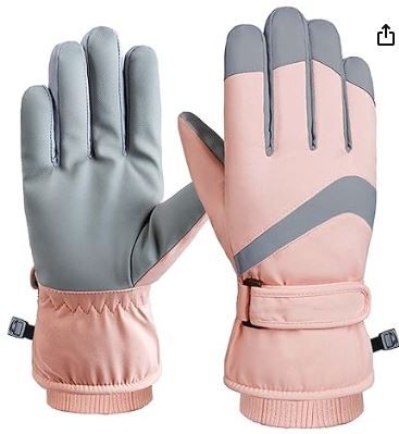 Photo 1 of ***SEE NOTES***  Winter Snow Ski Gloves,Waterproof Windproof Snowboard Gloves,Insulated Warm Snow Gloves for Women Men Kids,Touchscreen Gloves for Cold Weather Cycling Snowboarding Driving
