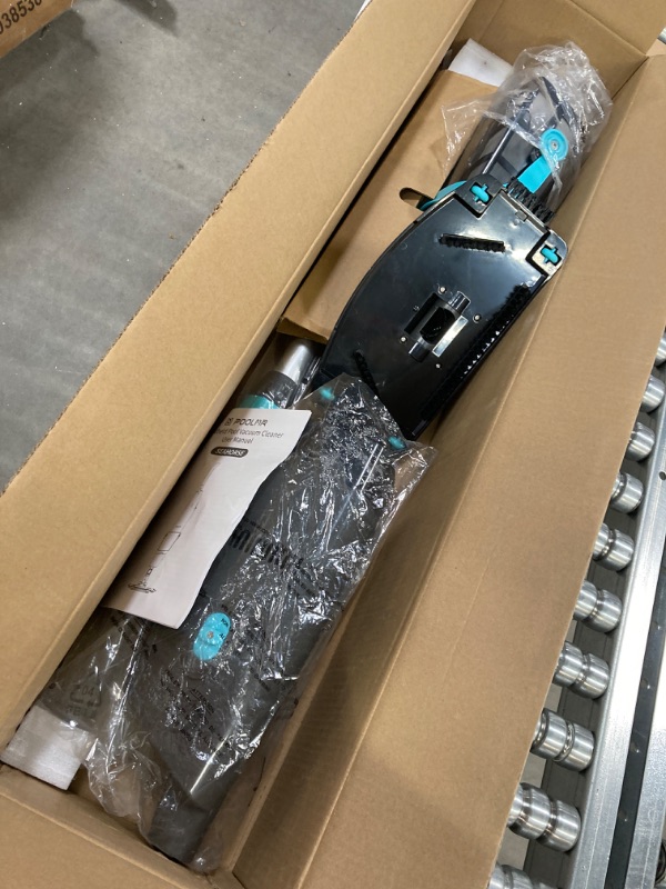 Photo 1 of Cordless Handheld Pool Vacuum, Rechargeable Pool Cleaner with Powerful Suction for Above Ground Pools, Spas, Hot Tubs, 60 Mins Runtime, Perfect for Cleaning Leaves, Dirt and Sand & Silt, Black