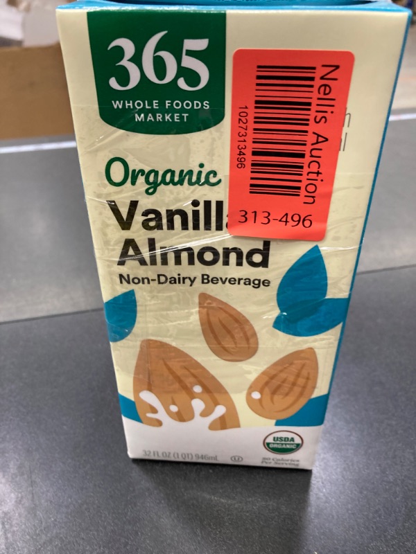 Photo 4 of 365 by Whole Foods Market, Organic Vanilla Almond Milk, 32 Fl Oz (Pack of 3)//EXP AUG 30.24