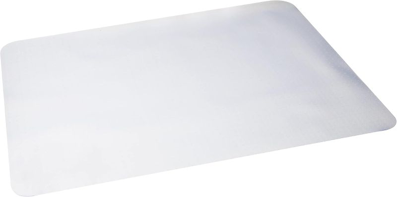 Photo 2 of Mind Reader Office Chair Mat for Carpet, Under Desk Protector,Rolling, PVC, 47" L x 35.25" W x 0.1" H, Clear