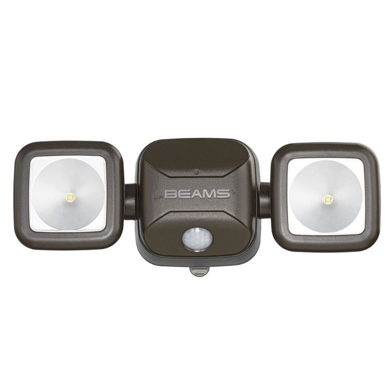 Photo 1 of 
Beams MB3000 High Performance 500 Lumen Wireless Battery Powered Motion Sensing LED Dual Head Security Spotlight, Brown, 1-Pack