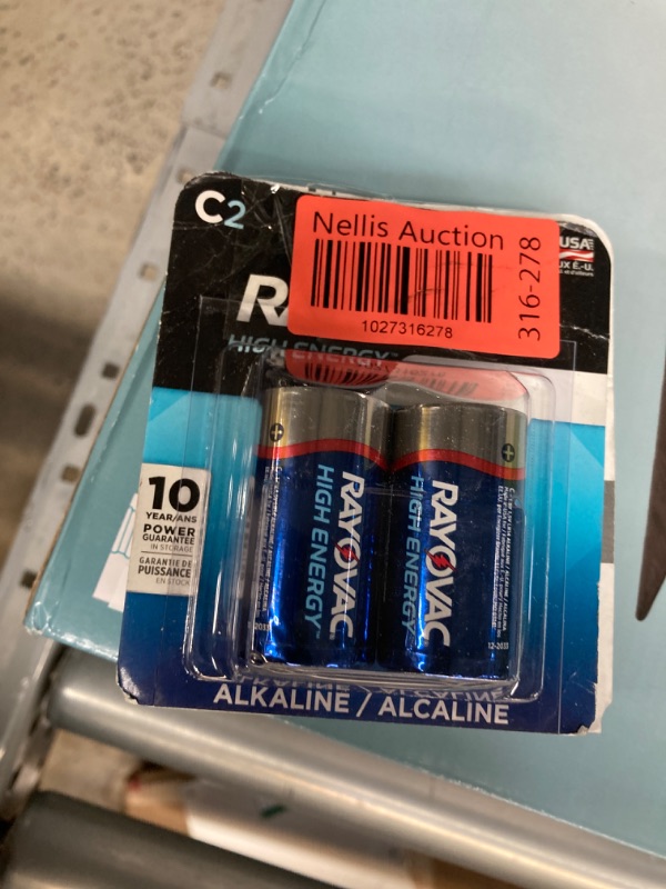 Photo 3 of Rayovac Alkaline C Batteries, 814-2F, 2PACK OF 2