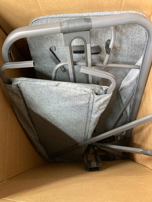 Photo 2 of **parts may be missing, instructions are missing AMKE 3 in 1 Baby Bassinets,All Mesh Bedside Sleeper for Baby,Easy to Assemble Bassinet for Newborn/Infant,Baby Cradle with Storage Basket,Adjustable Bedside Crib,Safe Portable Baby Bed Grey - All Mesh