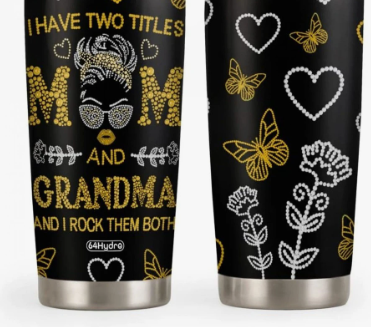 Photo 1 of 20oz Yellow Birthday Gifts for Women Mom Grandma - Gifts for Women Birthday Unique - Inspirational Gifts for Women Tumbler Cup with Lid Double Wall Vacuum Insulated Travel Coffee Mug