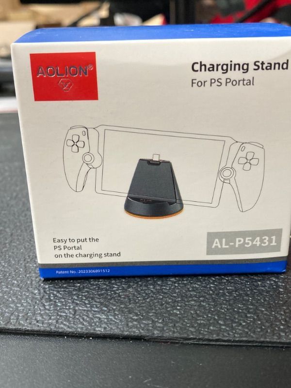 Photo 3 of 5V/3A Charging Stand for PS5 Playstation Portal Remote Player, Playstation Portal Charging Dock, Playstation Portal Portable Charging Accessories