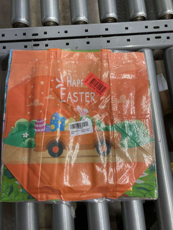 Photo 2 of 12PCS Happy Easter Egg Hunt Bags, Assorted Sizes 