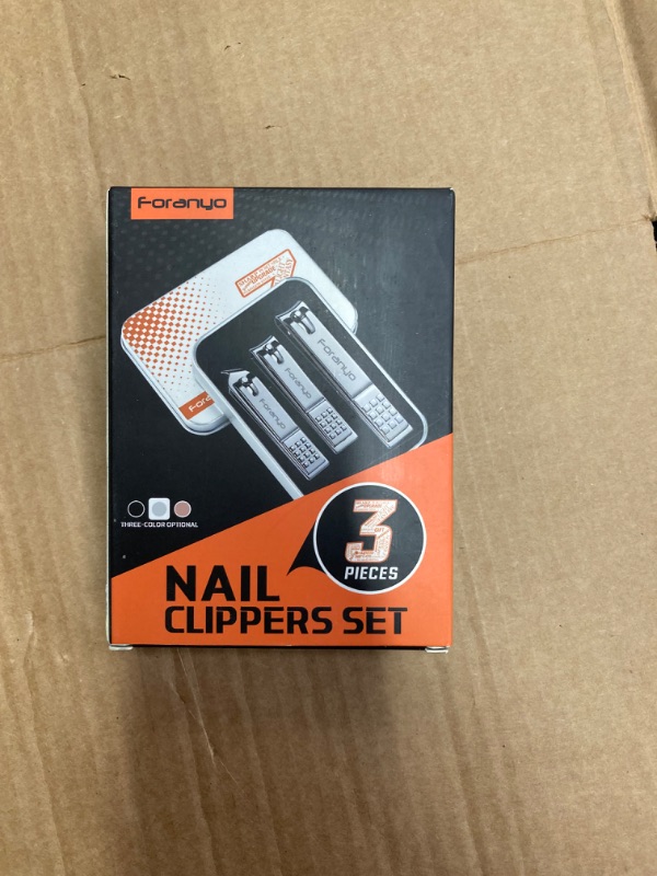Photo 1 of 3 Piece Toenail Clippers *** silver**