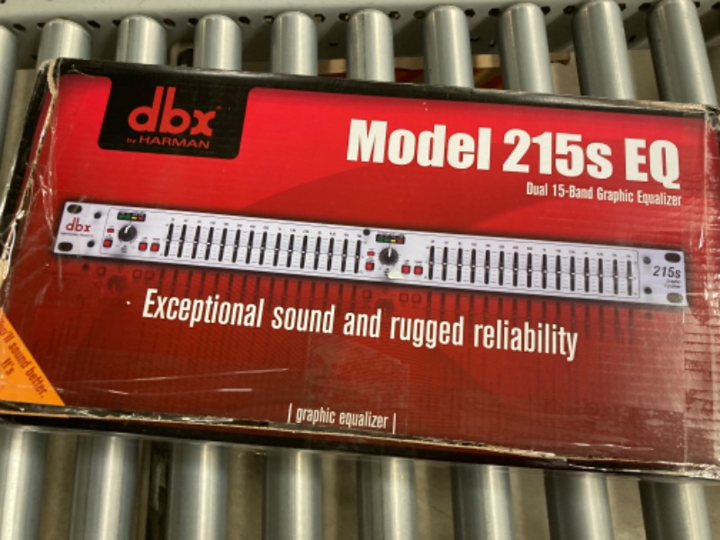 Photo 5 of DBX 215S Dual 15 Band Graphic Equalizer