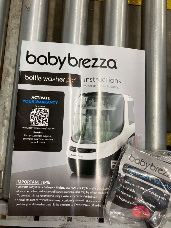 Photo 2 of Baby Brezza Bottle Washer Pro - Baby Bottle Washer, Sterilizer + Dryer - All in One Bottle Cleaner Machine Replaces Tedious Bottle Brushes and Hand Washing