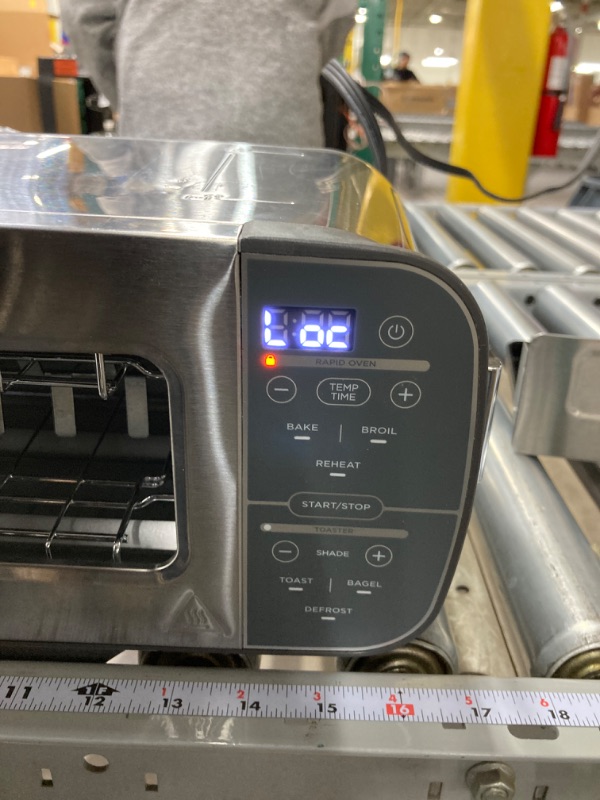 Photo 1 of Ninja ST101 Foodi 2-in-1 Flip Toaster, 2-Slice Capacity, Compact Toaster Oven, Snack Maker, Reheat, Defrost, 1500 Watts, Stainless Steel 6 Functions