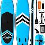 Photo 1 of FITWAVE Paddle Board 9.5ft + Kit - Inflatable Paddle Boards for Adults - Inflatable Stand Up Paddle Board with Pump, Emergency Repair Kit, Bag & More - Anti Air Leaking & Nonslip Deck