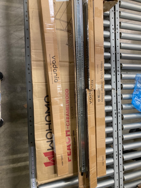 Photo 2 of VADANIA 40" Heavy Duty Drawer Slide with Lock #VD1551, 150lb Load Capacity, 3-Fold Full Extension, Ball Bearing Lock-in & Lock-Out, Side Mount, 1-Pair 40 Inch #VD1551