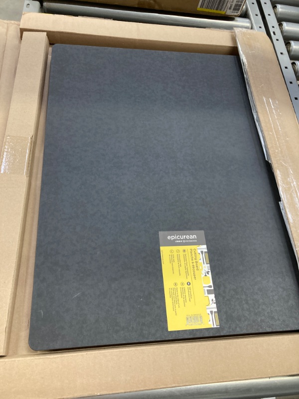 Photo 1 of Epicurean Big Block Series 24-by-18-by-1-Inch Thick Cutting Board with Cascade Effect, Slate/ Natural
