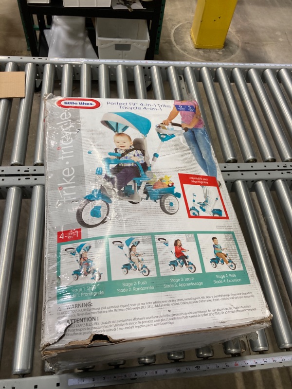 Photo 1 of Little Tikes Perfect Fit 4-in-1 Trike Teal Teal Trike
