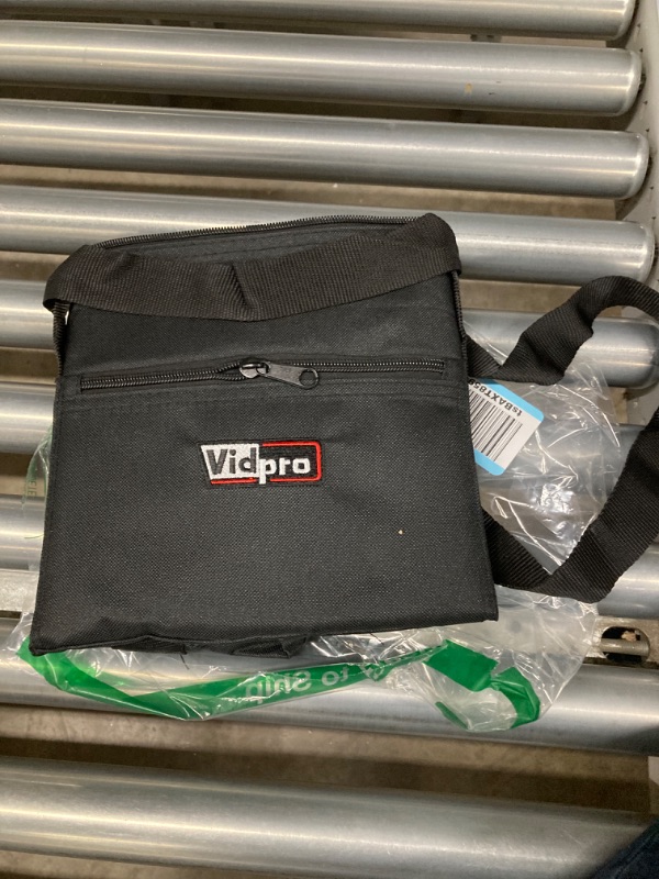 Photo 2 of Vidpro TC-45 Tripod Carrying Case - Heavy Duty Nylon Bag with Shoulder Straps and Handles - Compact Case with Full Length Zippered Closure Plus External Pocket Fits Tripod with Head up to 45 Inches 45" Long