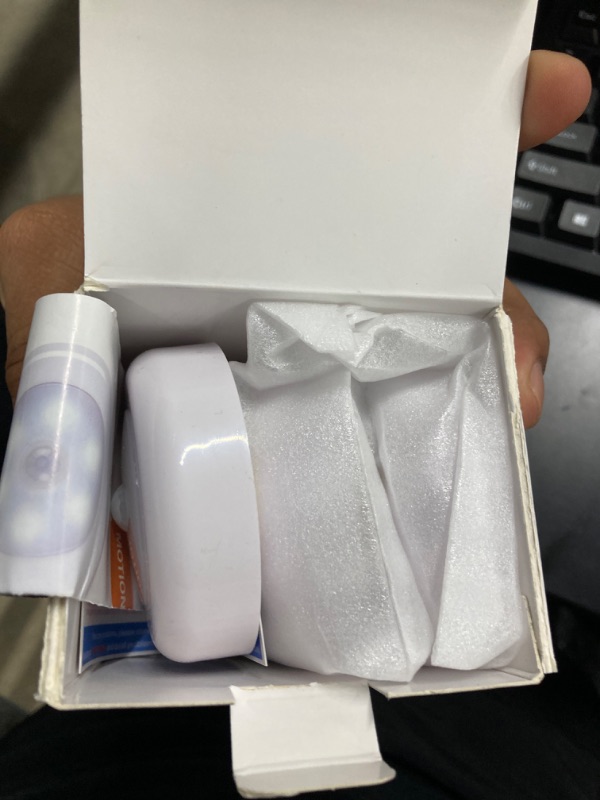 Photo 1 of Motion Sensor Lights Indoor, STAR-SPANGLED High CRI Stick on Stair Puck Lights Battery Operated, Cordless LED Step Night Light for Under Cabinet, Hallway, Stairway, Closet, Kitchen (Cool White, 3Pack)