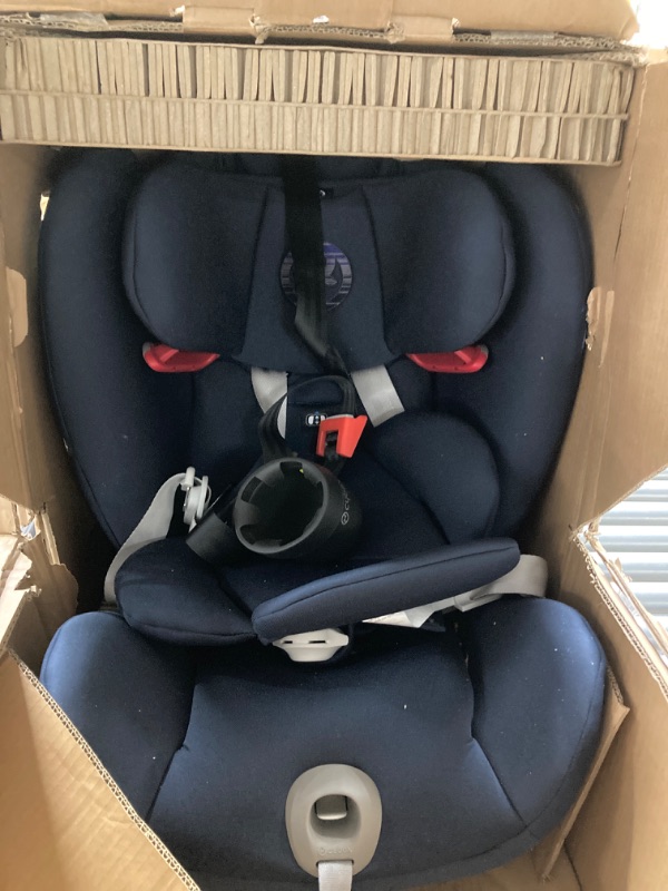 Photo 2 of Cybex Standard Eternis S All-in-One Car Seat with SensorSafe, Denim Blue